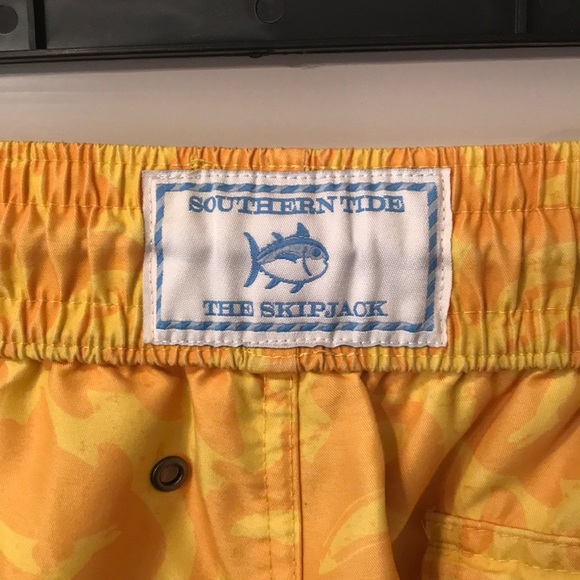 Yellow Southern Tide Fish Swim Suit Size Small - Picture 3 of 5